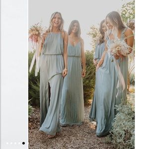 Show Me Your Mumu Heather Split Leg Maxi Dress Sz:  L